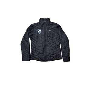 Under Armour ColdGear Grizzles Soccer‎ Puffer Jacket Black Womens Small SM
